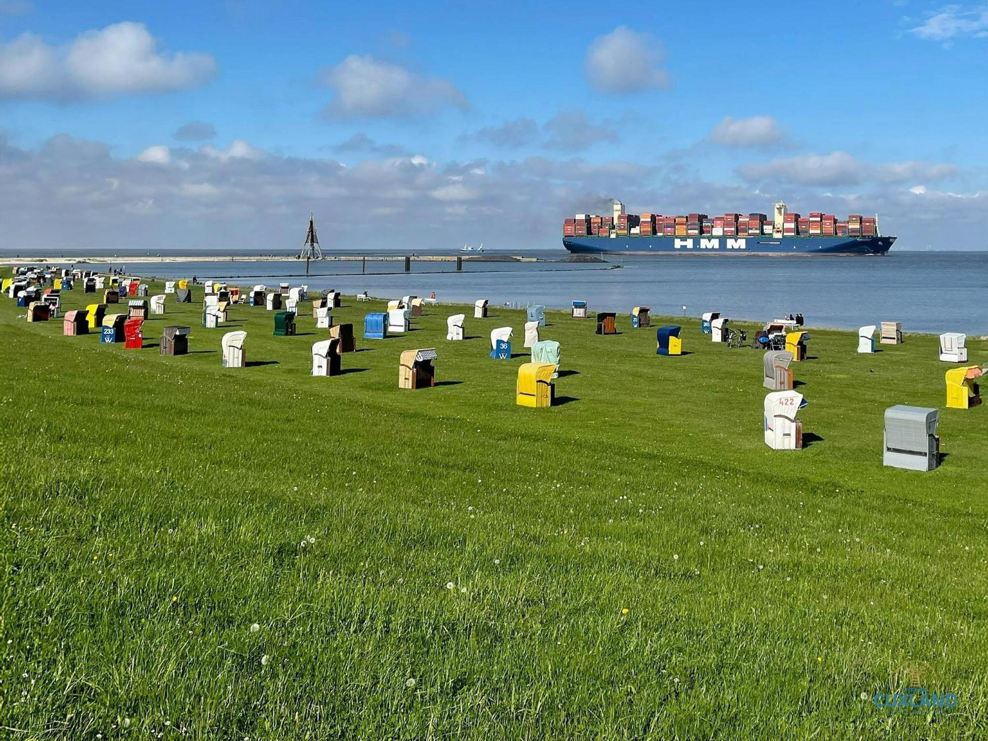 Urlaub Mit Seesicht Haus Nautic Whg.709 Cuxhaven Buitenkant foto